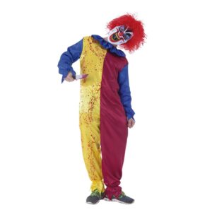 Disfraz payaso psicodelico para niño